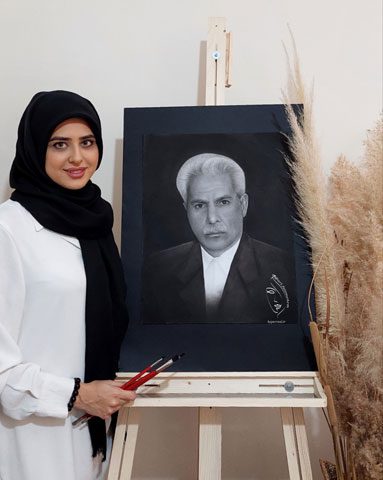 سفارش طراحی چهره سیاه قلم