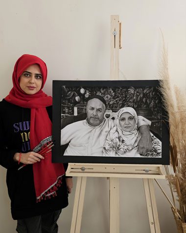 سفارش طراحی چهره سیاه قلم هایپررئال